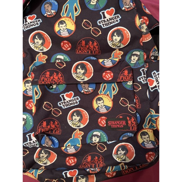 Stranger Things Upside Down Shadow Exclusive BackPack Friends Dont Lie Loungefly - Picture 6 of 13
